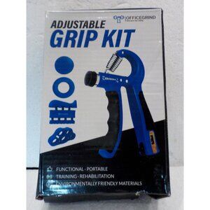 NEW OfficeGrind Adjustable 5 Part Grip Kit Rehab Training Functional & Portable